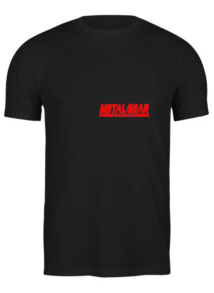 Заказать мужскую футболку в Москве. Футболка классическая Metal Gear Solid от THE_NISE  - готовые дизайны и нанесение принтов.