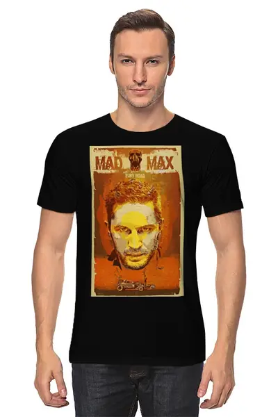 Заказать мужскую футболку в Москве. Футболка классическая Mad Max Fury Road от KinoArt - готовые дизайны и нанесение принтов.