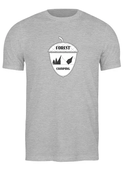 Заказать мужскую футболку в Москве. Футболка классическая Mountains от oneredfoxstore@gmail.com - готовые дизайны и нанесение принтов.