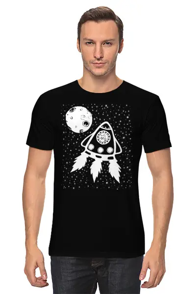 Заказать мужскую футболку в Москве. Футболка классическая Cats Here от oneredfoxstore@gmail.com - готовые дизайны и нанесение принтов.