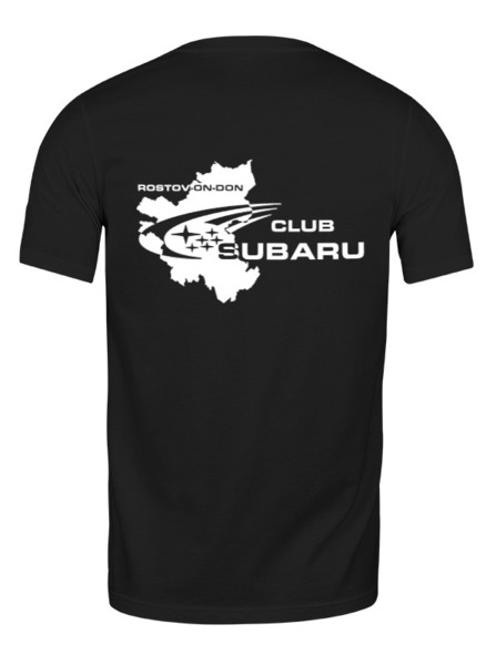 Заказать мужскую футболку в Москве. Футболка классическая SUBARU LEGACY STI (Subaru Club 161) Black от Евгений Лукьянов - готовые дизайны и нанесение принтов.