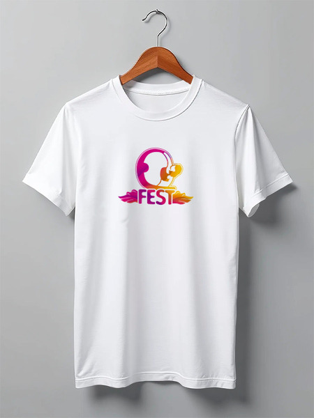 Заказать мужскую футболку в Москве. Футболка классическая Q-FEST basic от msnus - готовые дизайны и нанесение принтов.