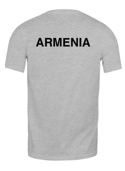 Заказать мужскую футболку в Москве. Футболка классическая Армения Armenia от ar_lev - готовые дизайны и нанесение принтов.