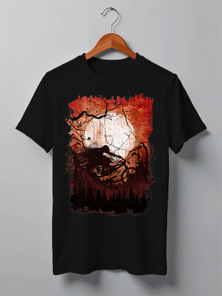 Заказать мужскую футболку в Москве. Футболка классическая Dirt Rider от oneredfoxstore@gmail.com - готовые дизайны и нанесение принтов.