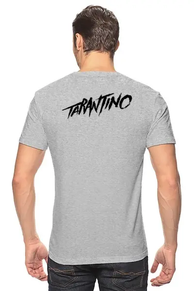 Заказать мужскую футболку в Москве. Футболка классическая Quentin Tarantino от balden - готовые дизайны и нанесение принтов.