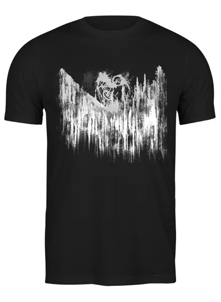 Заказать мужскую футболку в Москве. Футболка классическая Mountain Bike от oneredfoxstore@gmail.com - готовые дизайны и нанесение принтов.