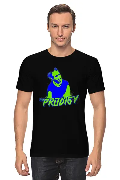Заказать мужскую футболку в Москве. Футболка классическая Prodigy                      от dyzel1 - готовые дизайны и нанесение принтов.