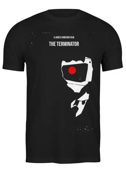 Заказать мужскую футболку в Москве. Футболка классическая Терминатор / The Terminator от Strabby Crabby - готовые дизайны и нанесение принтов.