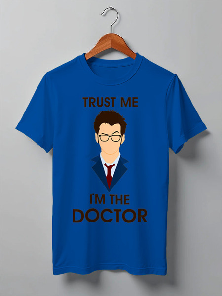 Заказать мужскую футболку в Москве. Футболка классическая Doctor Who  от cherdantcev - готовые дизайны и нанесение принтов.