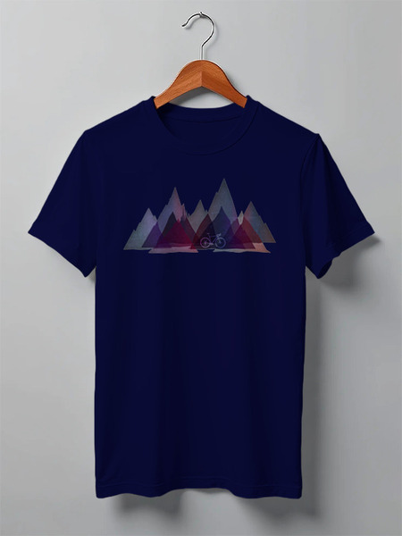 Заказать мужскую футболку в Москве. Футболка классическая Gravel Bike от oneredfoxstore@gmail.com - готовые дизайны и нанесение принтов.