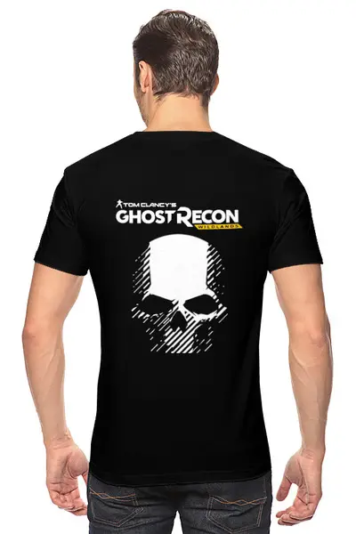 Заказать мужскую футболку в Москве. Футболка классическая Tom Clancy's Ghost Recon Wildlands от geekbox - готовые дизайны и нанесение принтов.