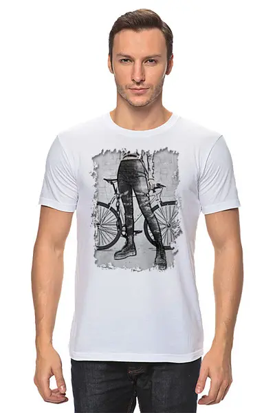 Заказать мужскую футболку в Москве. Футболка классическая Punk Girl Rider от oneredfoxstore@gmail.com - готовые дизайны и нанесение принтов.