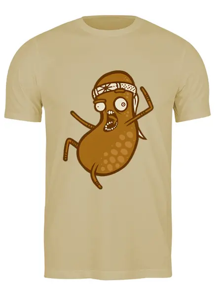 Заказать мужскую футболку в Москве. Футболка классическая Каратэ Орех от coolmag - готовые дизайны и нанесение принтов.