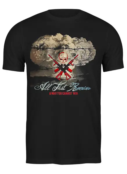 Заказать мужскую футболку в Москве. Футболка классическая All That Remains Band от Leichenwagen - готовые дизайны и нанесение принтов.