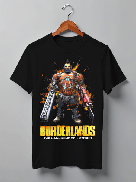 Заказать мужскую футболку в Москве. Футболка классическая BORDERLANDS от robus - готовые дизайны и нанесение принтов.