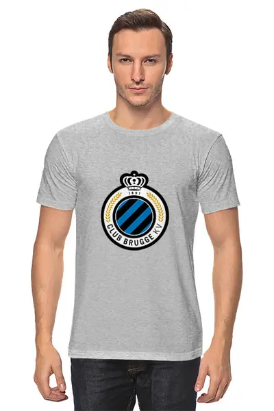 Заказать мужскую футболку в Москве. Футболка классическая Brugge от THE_NISE  - готовые дизайны и нанесение принтов.