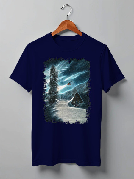 Заказать мужскую футболку в Москве. Футболка классическая Road Gap от oneredfoxstore@gmail.com - готовые дизайны и нанесение принтов.
