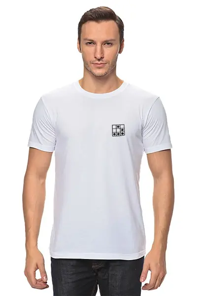 Заказать мужскую футболку в Москве. Футболка классическая HACKER EMBLEM от darkdrag@badboot.ru - готовые дизайны и нанесение принтов.