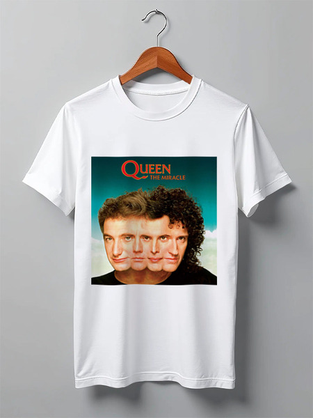 Заказать мужскую футболку в Москве. Футболка классическая Queen от Fedor - готовые дизайны и нанесение принтов.