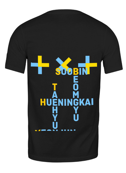 Заказать мужскую футболку в Москве. Футболка классическая TXT / Tomorrow X Together  от geekbox - готовые дизайны и нанесение принтов.