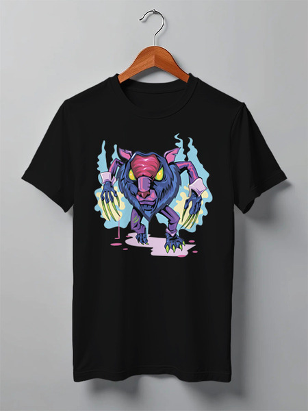 Заказать мужскую футболку в Москве. Футболка классическая Zombies от oneredfoxstore@gmail.com - готовые дизайны и нанесение принтов.