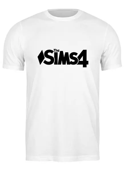Заказать мужскую футболку в Москве. Футболка классическая  Sims 4 от THE_NISE  - готовые дизайны и нанесение принтов.