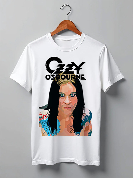 Заказать мужскую футболку в Москве. Футболка классическая Ozzy Osbourne от Leichenwagen - готовые дизайны и нанесение принтов.