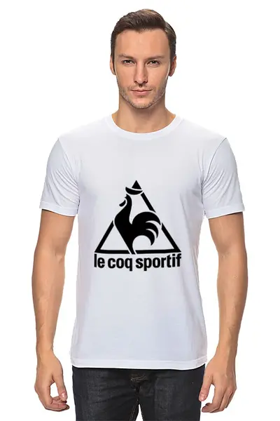 Заказать мужскую футболку в Москве. Футболка классическая le coq sportif  от rancid - готовые дизайны и нанесение принтов.