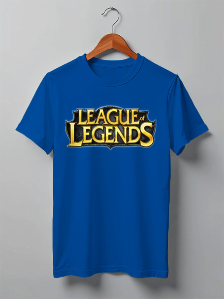 Заказать мужскую футболку в Москве. Футболка классическая league of legends от vita22 - готовые дизайны и нанесение принтов.