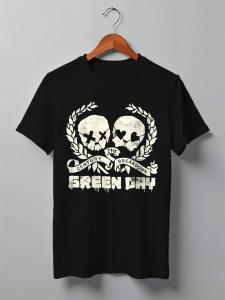 Заказать мужскую футболку в Москве. Футболка классическая Green Day от geekbox - готовые дизайны и нанесение принтов.