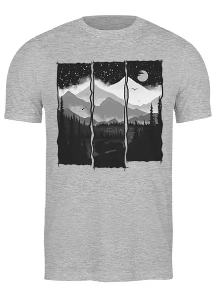Заказать мужскую футболку в Москве. Футболка классическая Offroad от oneredfoxstore@gmail.com - готовые дизайны и нанесение принтов.