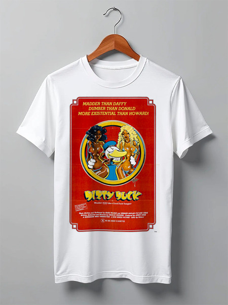 Заказать мужскую футболку в Москве. Футболка классическая Down and Dirty Duck / Dirty Duck от kino.printio.ru - готовые дизайны и нанесение принтов.