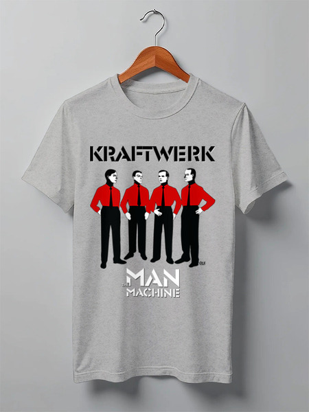 Заказать мужскую футболку в Москве. Футболка классическая Kraftwerk / The Man-Machine от OEX design - готовые дизайны и нанесение принтов.