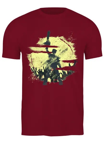 Заказать мужскую футболку в Москве. Футболка классическая Zombies от oneredfoxstore@gmail.com - готовые дизайны и нанесение принтов.