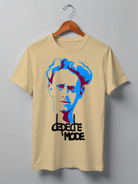 Заказать мужскую футболку в Москве. Футболка классическая Depeche Mode от Leichenwagen - готовые дизайны и нанесение принтов.