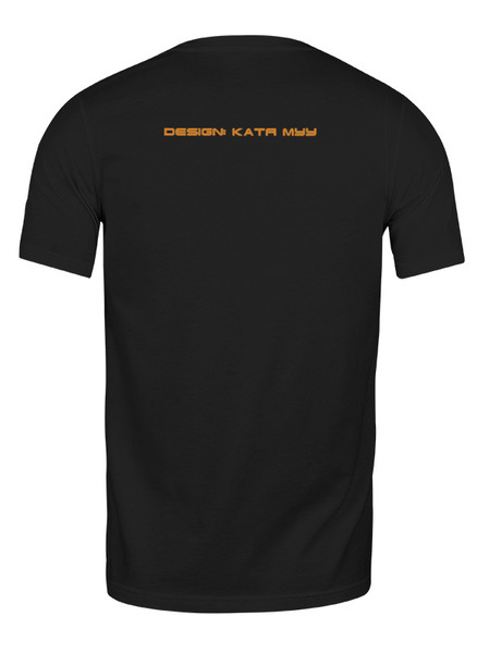 Заказать мужскую футболку в Москве. Футболка классическая Мути добро! от Катя Муу - готовые дизайны и нанесение принтов.
