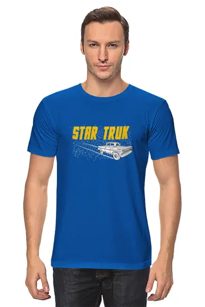 Заказать мужскую футболку в Москве. Футболка классическая Star Truk от ISliM - готовые дизайны и нанесение принтов.