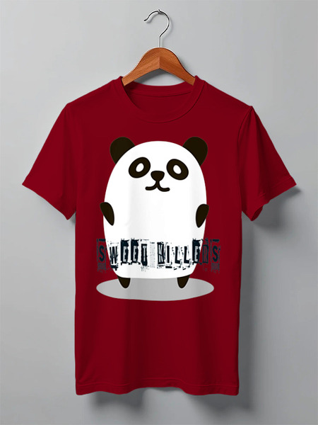 Заказать мужскую футболку в Москве. Футболка классическая Bear Here от oneredfoxstore@gmail.com - готовые дизайны и нанесение принтов.