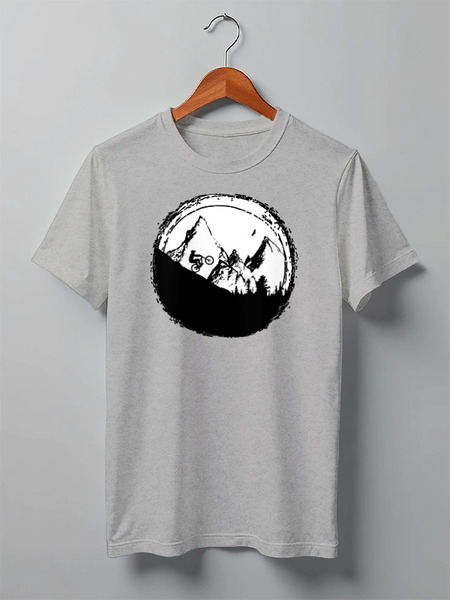 Заказать мужскую футболку в Москве. Футболка классическая Mountain Bike от oneredfoxstore@gmail.com - готовые дизайны и нанесение принтов.