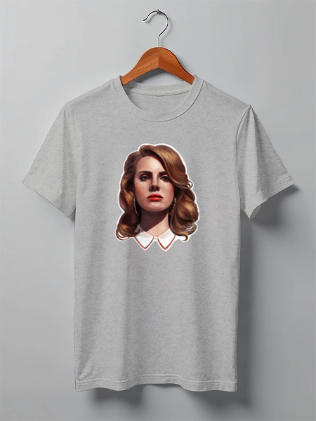 Заказать мужскую футболку в Москве. Футболка классическая Lana del Rey от Анна Андреева - готовые дизайны и нанесение принтов.