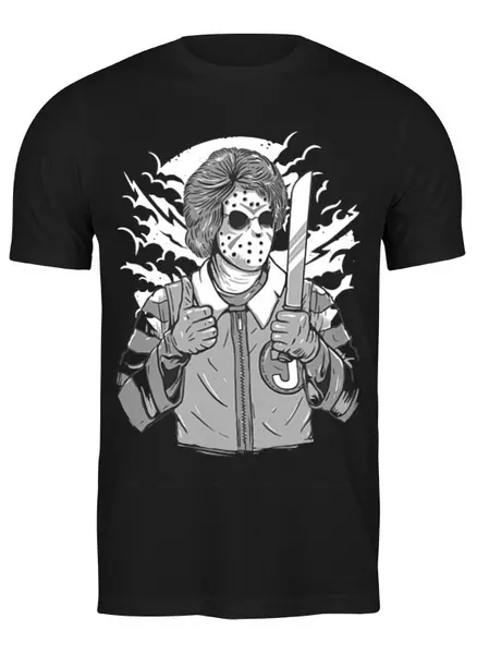 Заказать мужскую футболку в Москве. Футболка классическая Oldschool от oneredfoxstore@gmail.com - готовые дизайны и нанесение принтов.