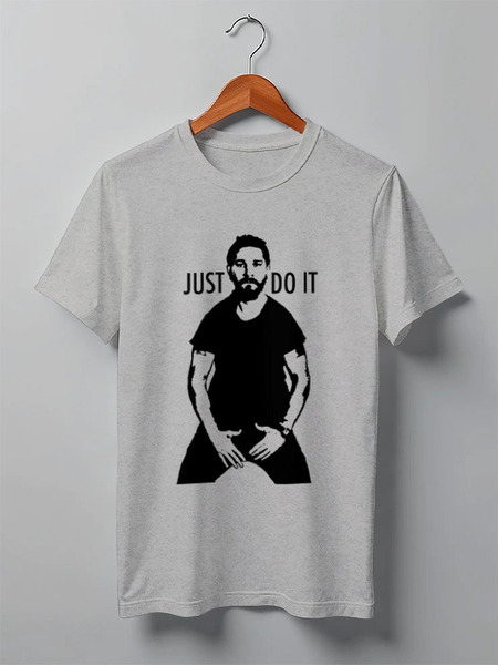 Заказать мужскую футболку в Москве. Футболка классическая Just do it от YellowCloverShop - готовые дизайны и нанесение принтов.