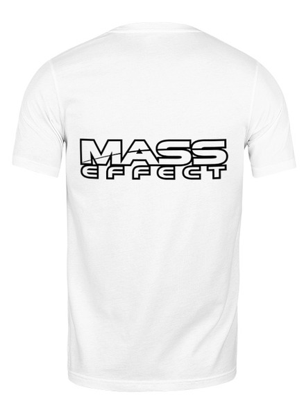Заказать мужскую футболку в Москве. Футболка классическая Mass Effect от THE_NISE  - готовые дизайны и нанесение принтов.
