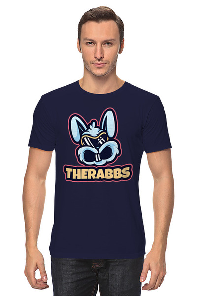 Заказать мужскую футболку в Москве. Футболка классическая The Rabbs от skynatural - готовые дизайны и нанесение принтов.