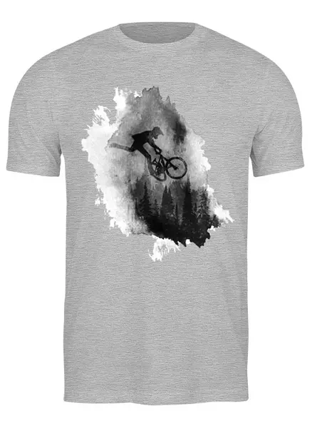 Заказать мужскую футболку в Москве. Футболка классическая Ink Rider от oneredfoxstore@gmail.com - готовые дизайны и нанесение принтов.