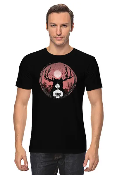Заказать мужскую футболку в Москве. Футболка классическая Witch Weed от oneredfoxstore@gmail.com - готовые дизайны и нанесение принтов.