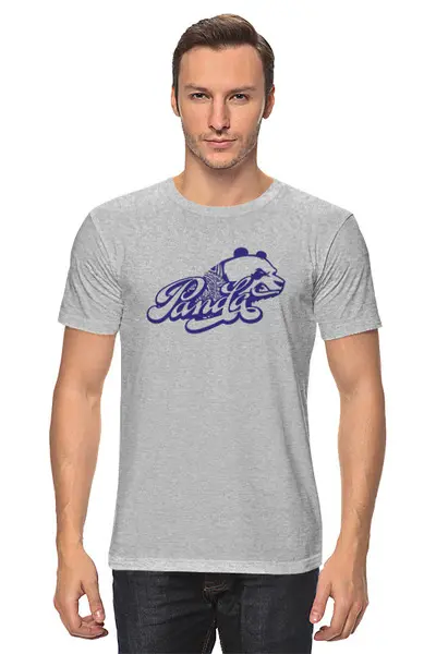 Заказать мужскую футболку в Москве. Футболка классическая Панда    от T-shirt print  - готовые дизайны и нанесение принтов.