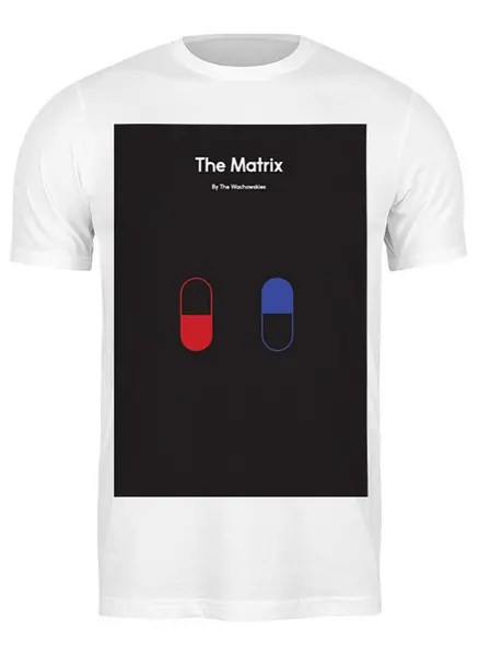 Заказать мужскую футболку в Москве. Футболка классическая Матрица / The Matrix от kino.printio.ru - готовые дизайны и нанесение принтов.