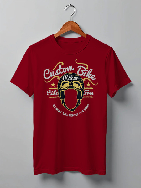 Заказать мужскую футболку в Москве. Футболка классическая Oldschool от oneredfoxstore@gmail.com - готовые дизайны и нанесение принтов.
