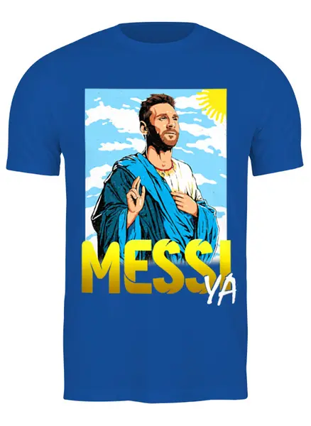 Заказать мужскую футболку в Москве. Футболка классическая ✡MESSIYA✡ от balden - готовые дизайны и нанесение принтов.